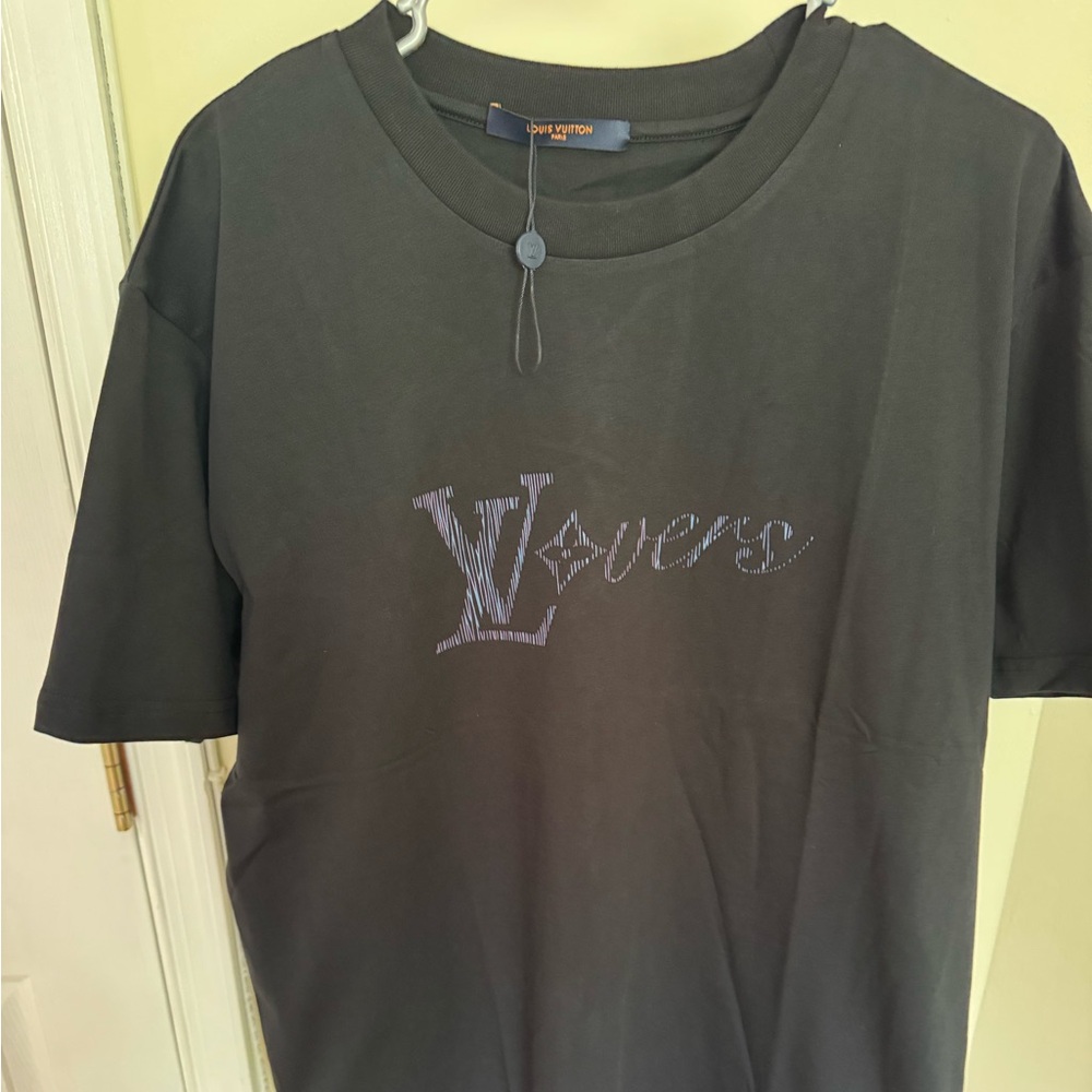 Louis Vuitton Hologram LV Logo XL Vinyl Shirt